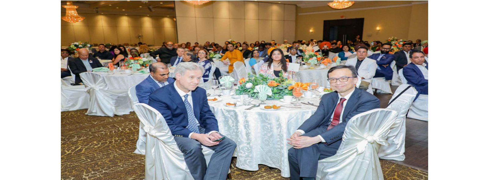 Dignitaries and members of diaspora at the Independence Day Reception